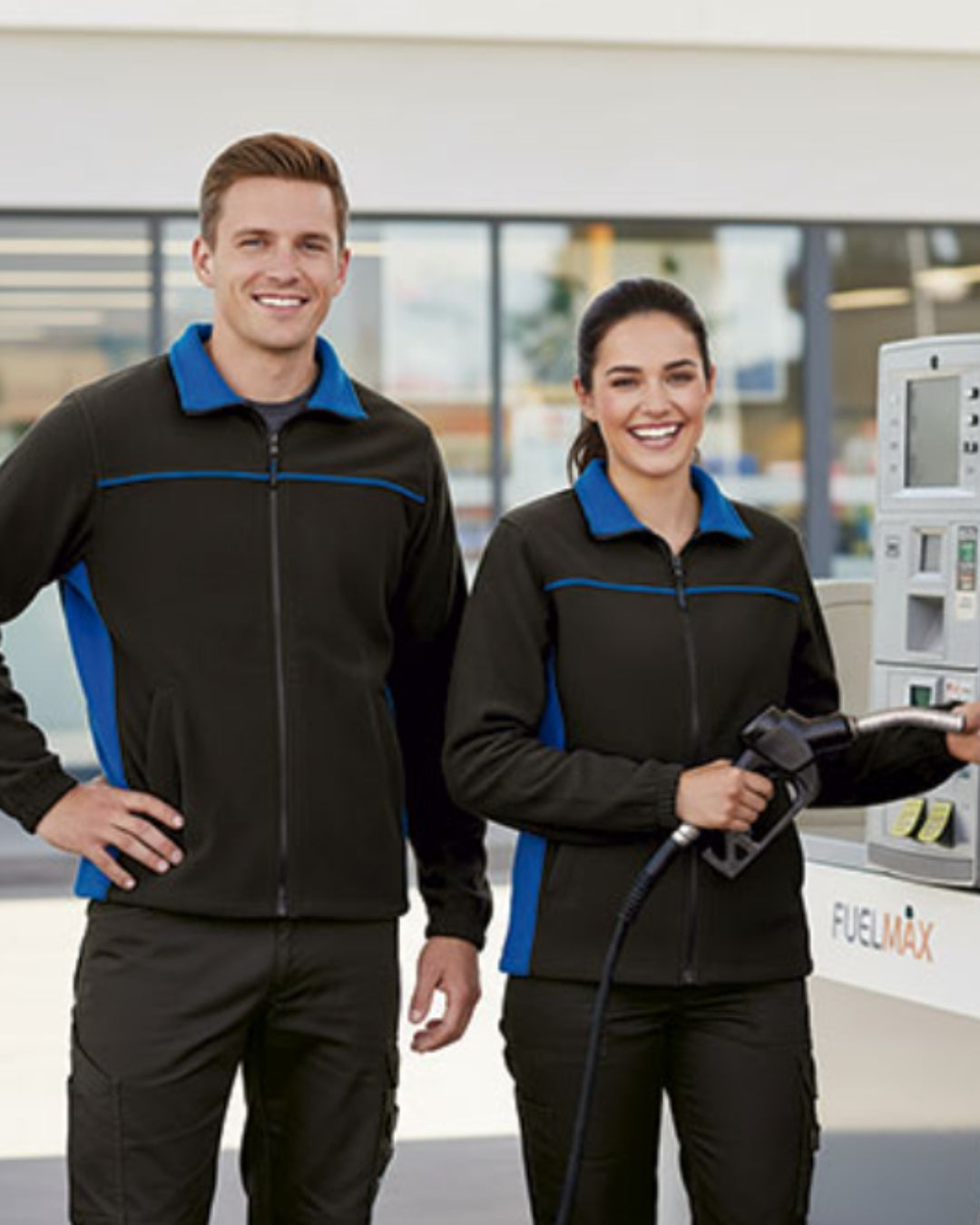 THUNDER Giacca pile da lavoro bicolore