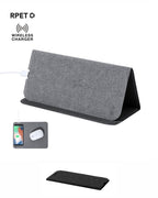 Tappetino mouse pieghevole con caricatore wireless RPET 31 1194