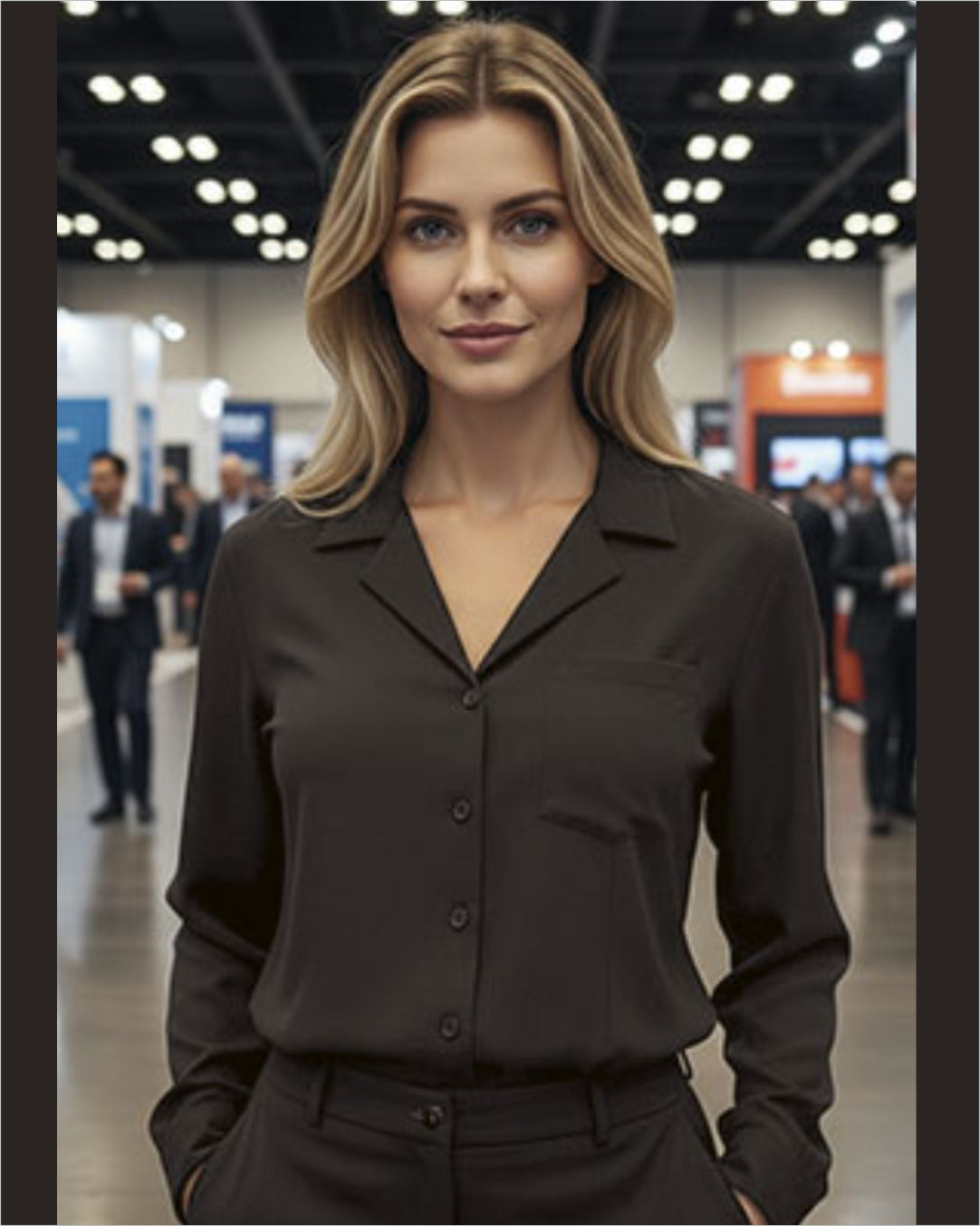 VENEZIA Camicia donna M/L con taschino