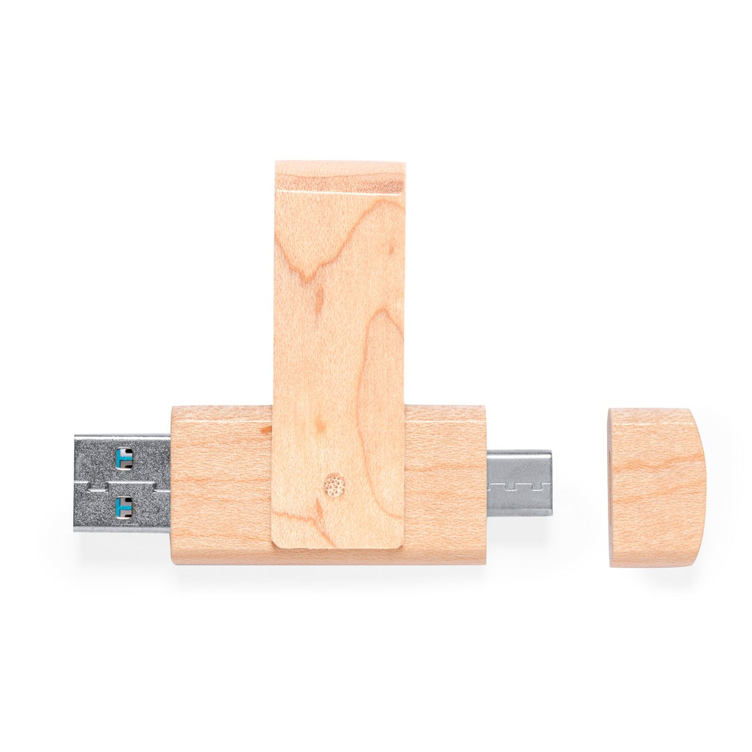 Chiavetta USB OTG in Legno 16GB 06009