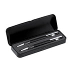 Set penna biro e matita meccanica in metallo 00214