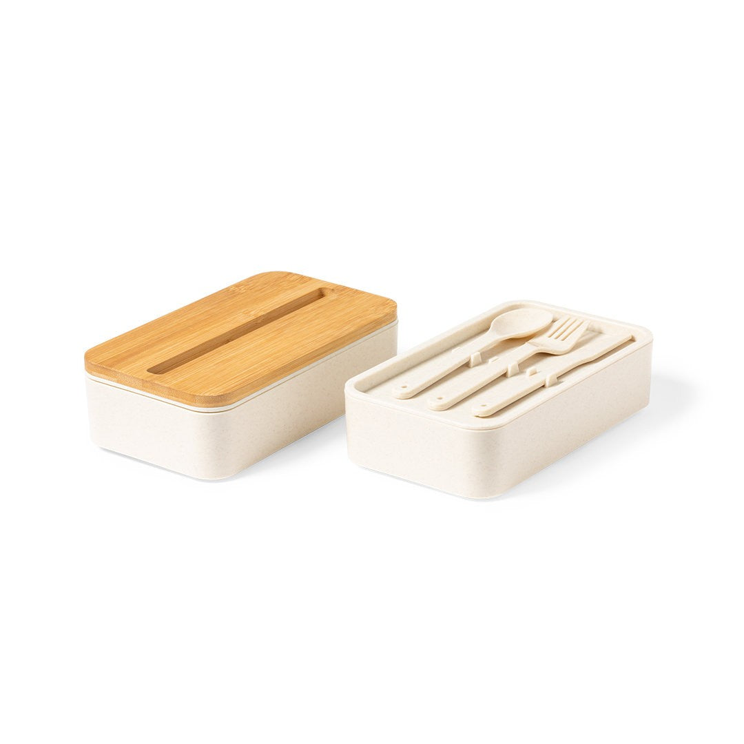 Set porta pranzo PP con posate e porta smartphone 1,4L 31 1479