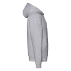 Premium felpa cappuccio zip lunga F62034