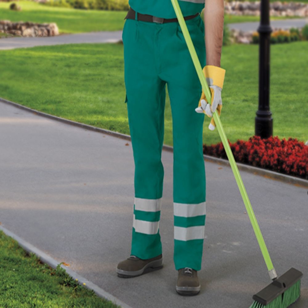 Pantalone DRILL alta visibilità 210gr.