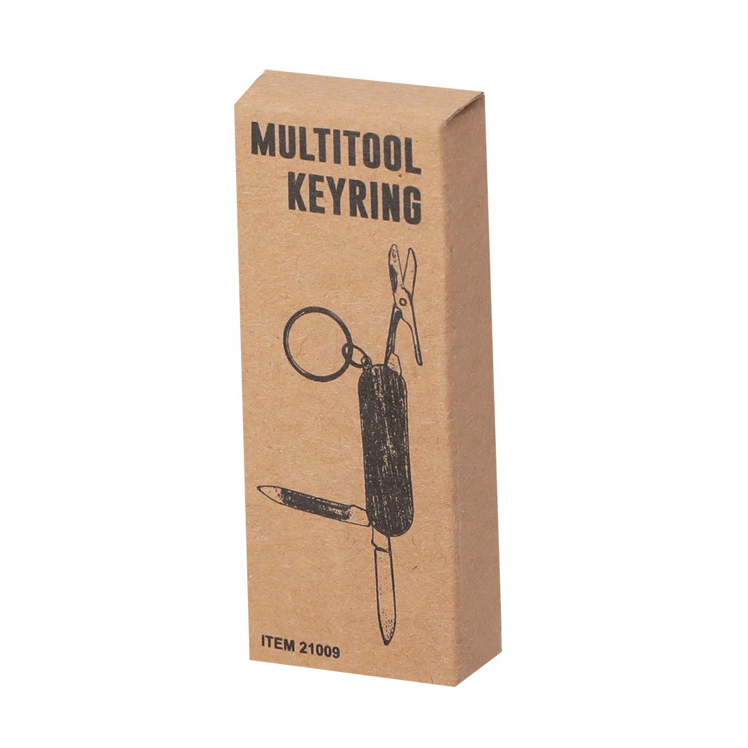 Portachiavi multiutensile legno e acciaio inox 31 21009