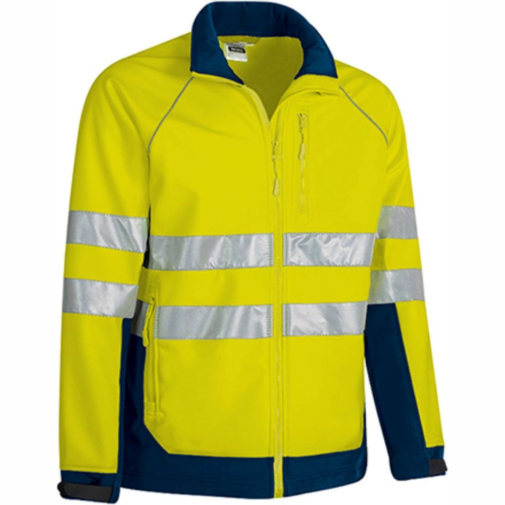 TACOMA Giacca Pile softshell Impermeabile Alta Visibilità