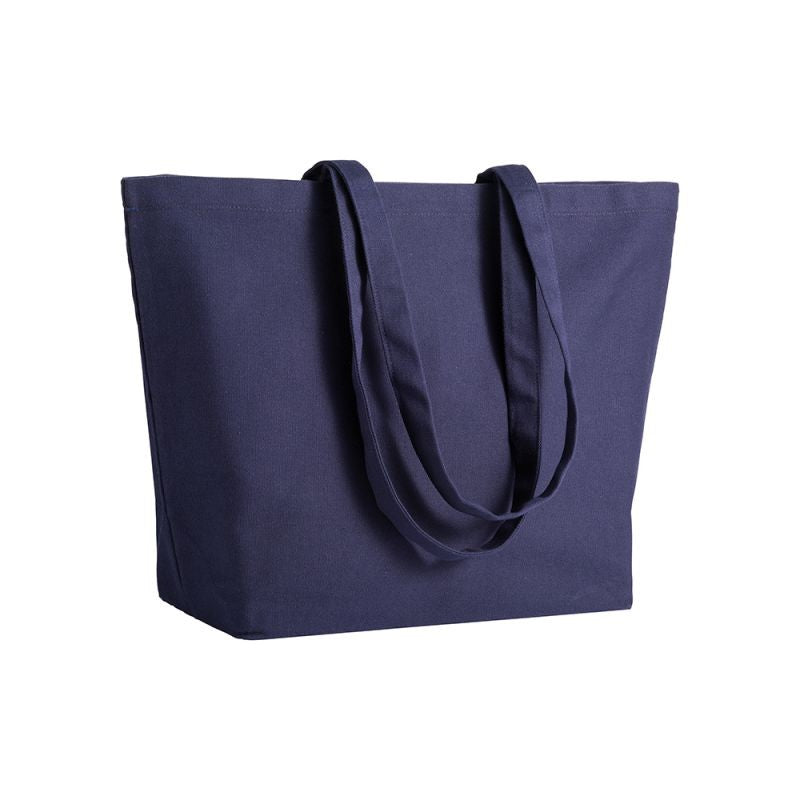 04142 Borsa cotone colorato 280gr con soffietto alla base 50x35x16