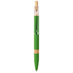Penna a sfera in alluminio soft touch e bambù 00240