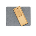 Tappetino mouse pieghevole con caricatore wireless RPET e bambù 31 20247