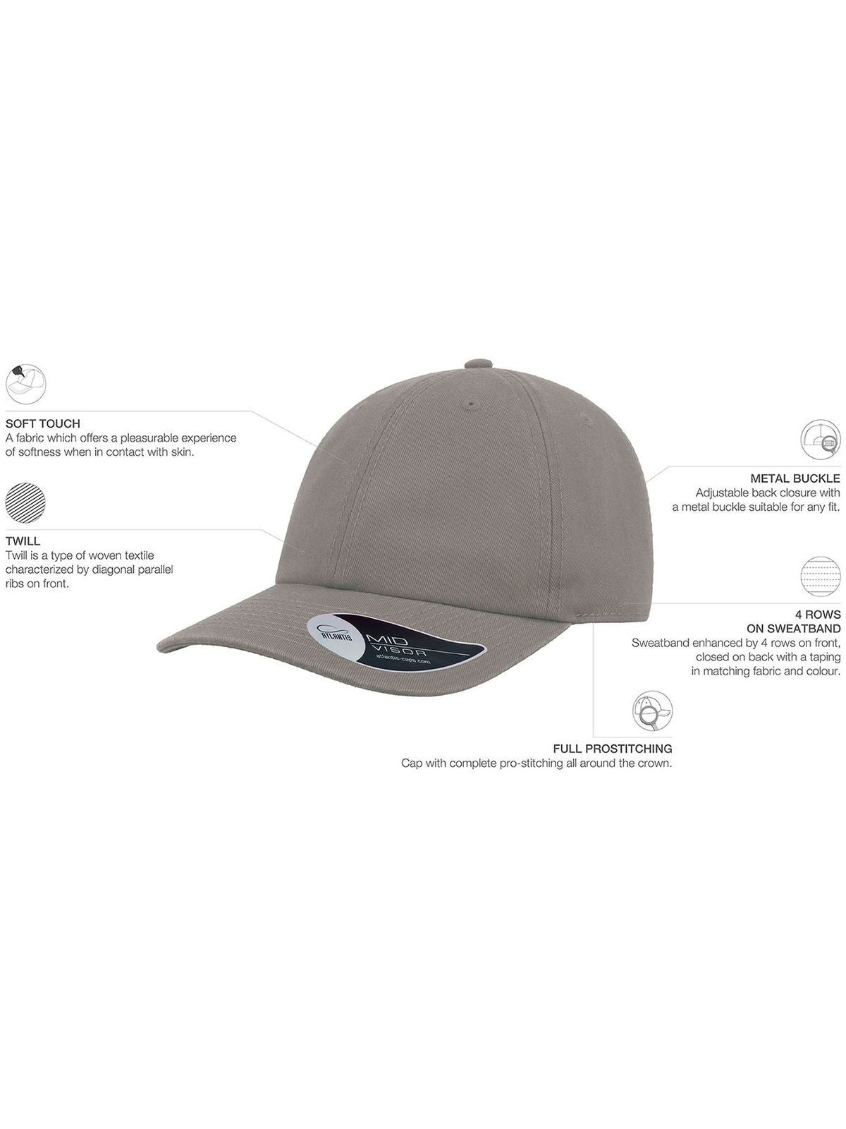 Cappellino Dad Hat 6 pannelli 03560