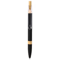 Penna a sfera in alluminio soft touch e bambù 00240
