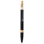 Penna a sfera in alluminio soft touch e bambù 00240