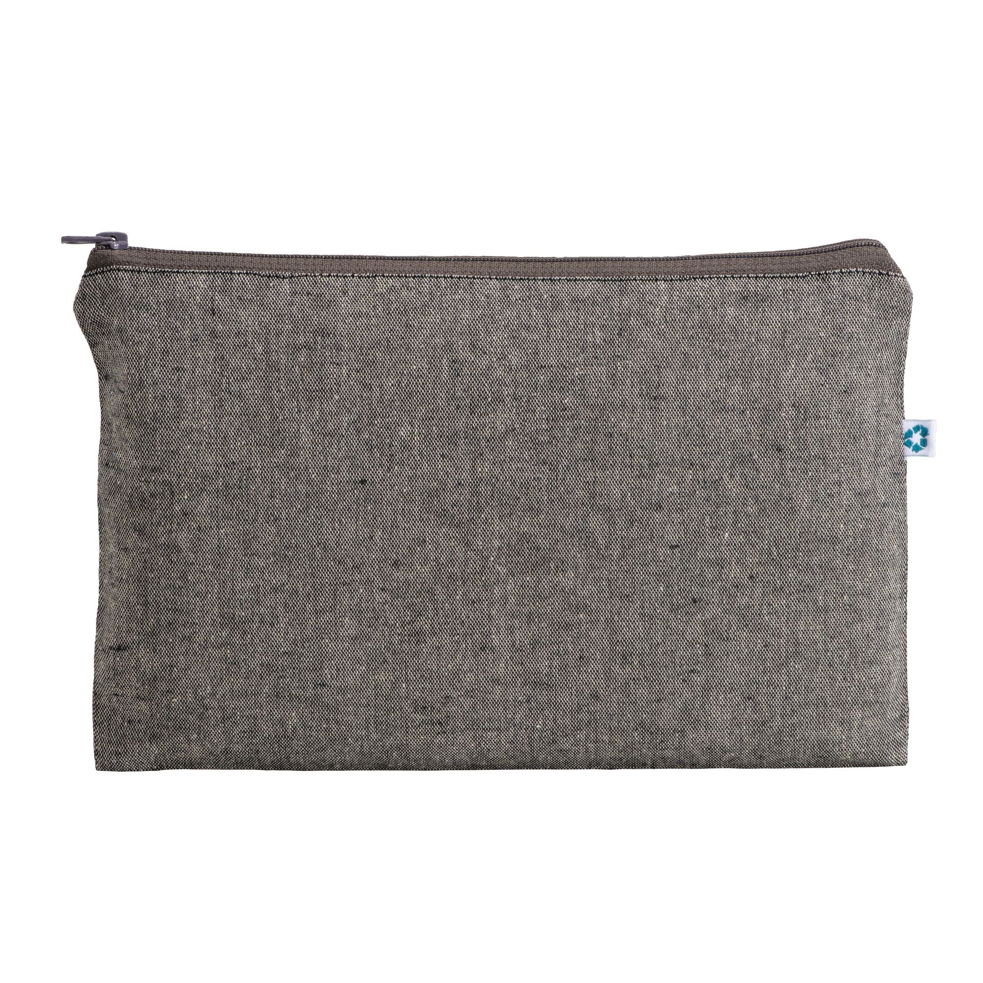 04290 Beauty case in cotone riciclato 150 g/m2, con zip