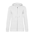 Organic Felpa French Terry donna cappuccio zip lunga CWW36B
