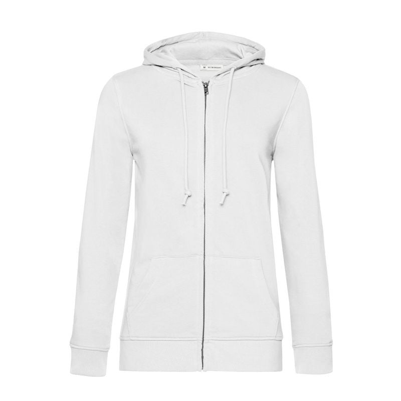 Organic Felpa French Terry donna cappuccio zip lunga CWW36B