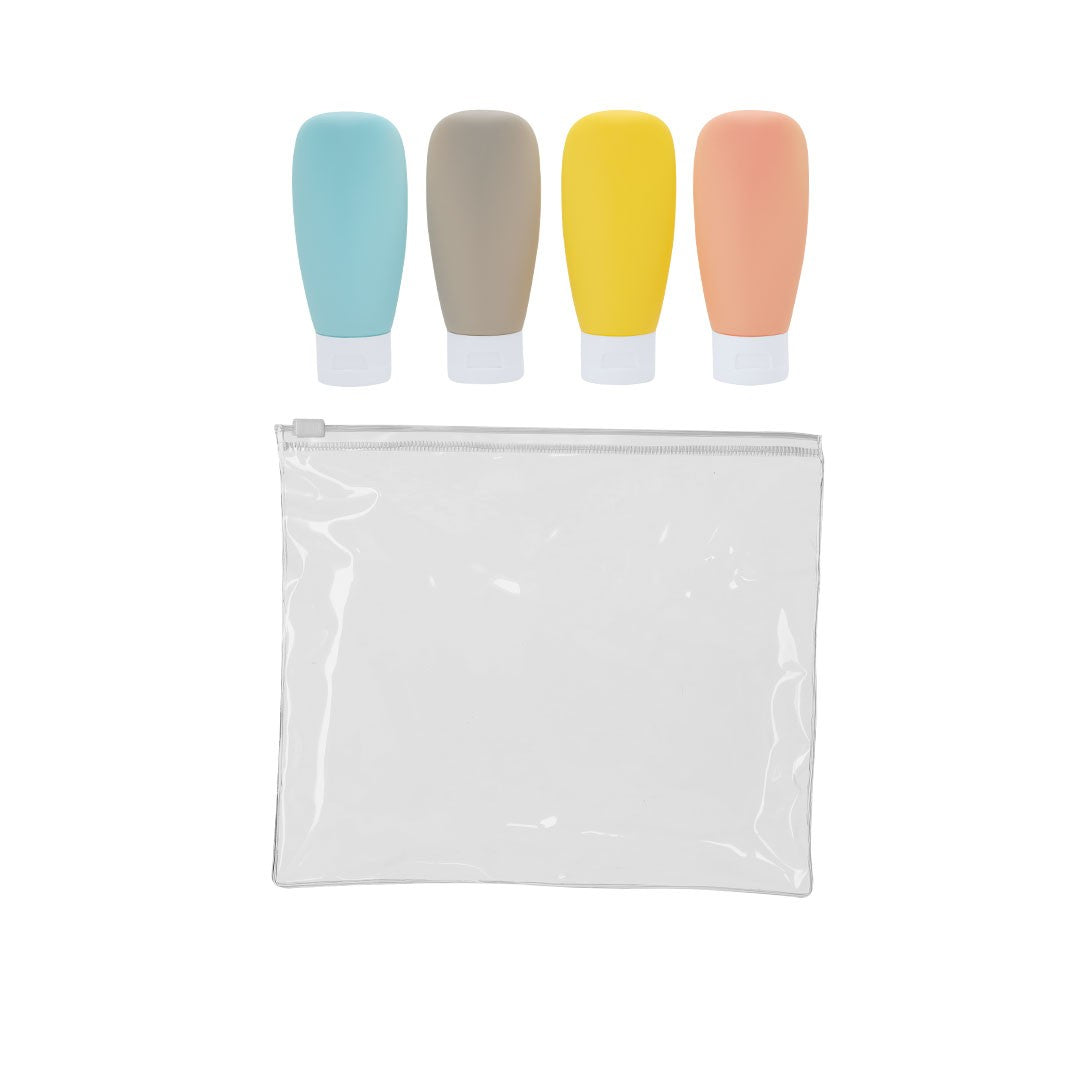 Beauty case da viaggio con 4 contenitori 60ml 31 21514