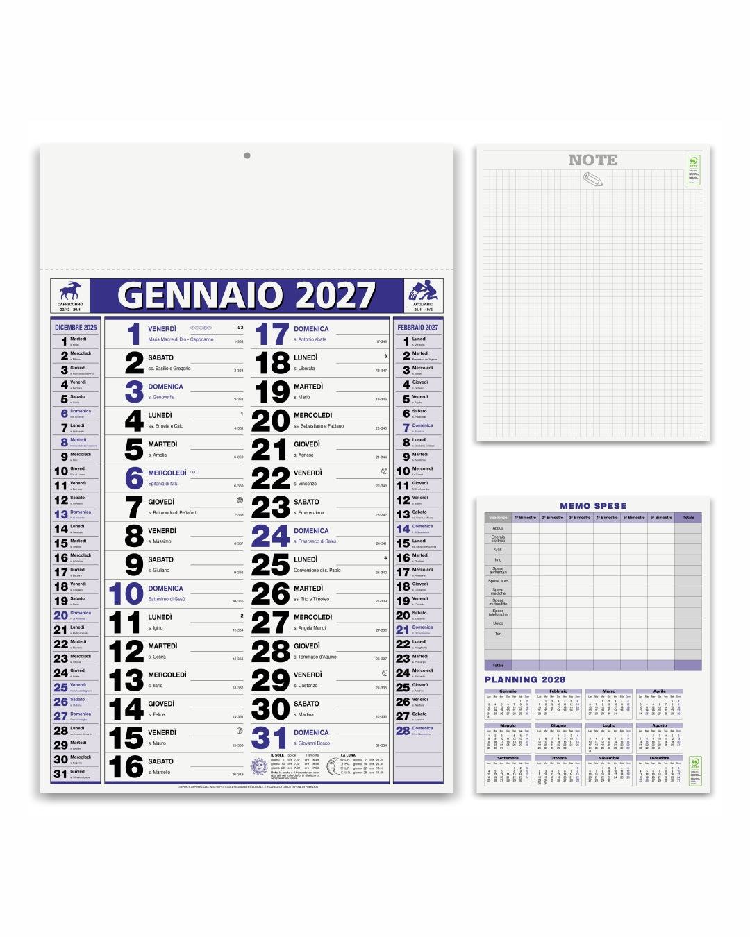Calendario olandese Elegant 07501