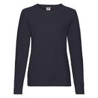 Felpa leggera donna French Terry girocollo raglan F62146