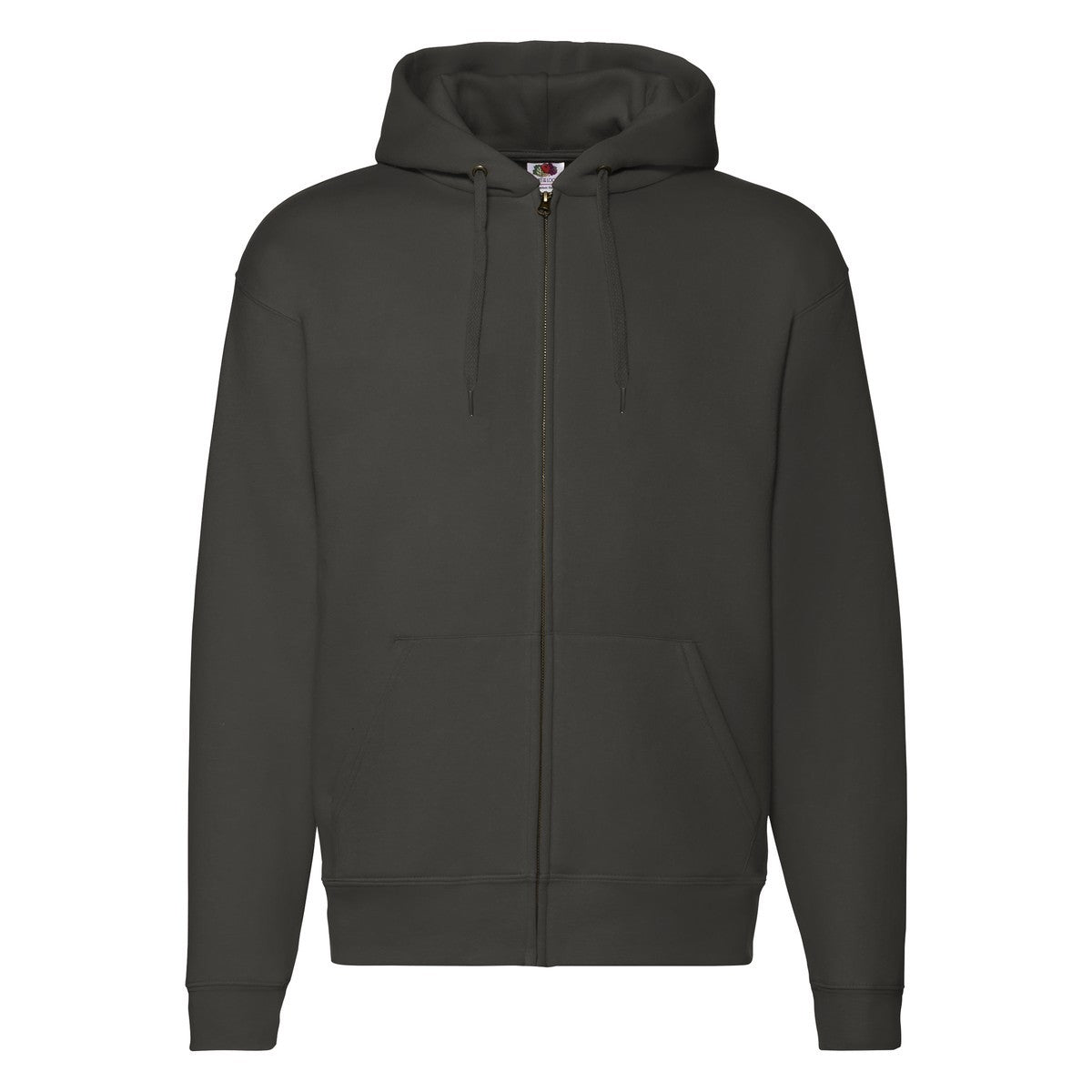 Premium felpa cappuccio zip lunga F62034