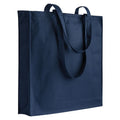 04137 Borsa cotone colorato 220gr con soffietto 38x42x8