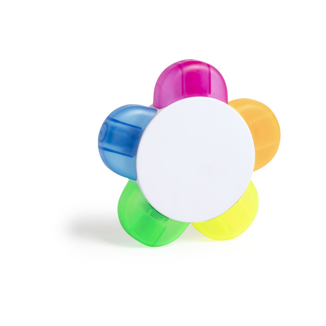 HINDAL Evidenziatore a fiore a 5 colori 31 6404