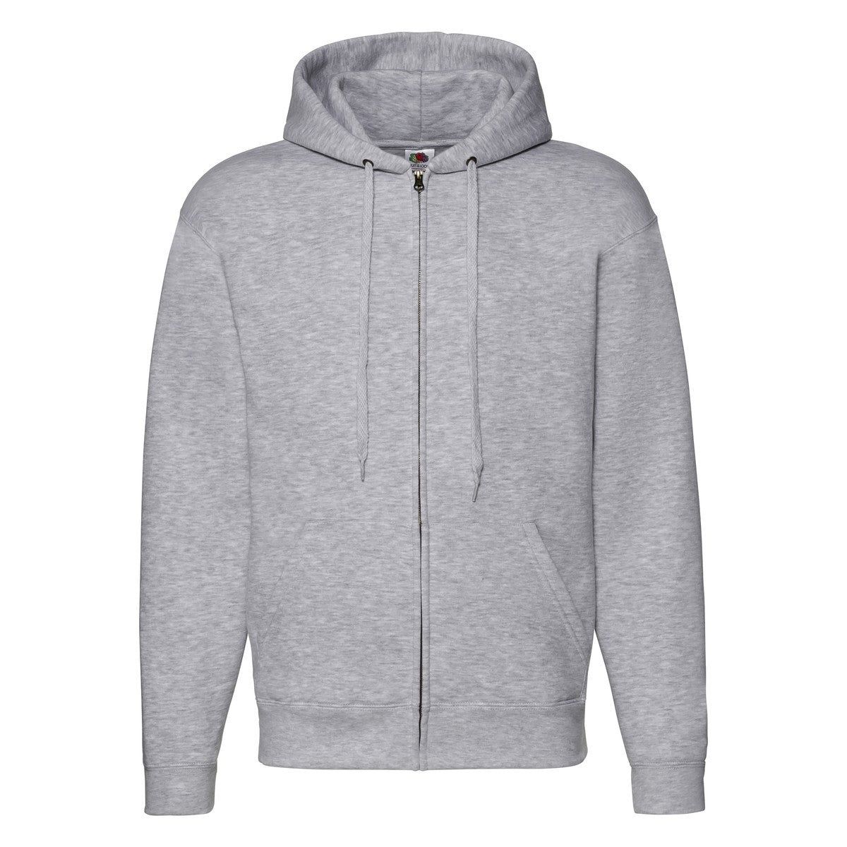 Premium felpa cappuccio zip lunga F62034