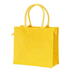 04157 Borsa juta con zip e tasca interna 34x38x19