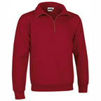 WOOD Felpa mezza zip