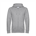 King Felpa cappuccio zip lunga CWU03K
