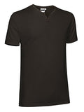 LUCKY T-shirt scollo a V con bottoni