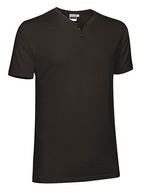LUCKY T-shirt scollo a V con bottoni