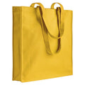 04137 Borsa cotone colorato 220gr con soffietto 38x42x8