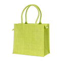 04157 Borsa juta con zip e tasca interna 34x38x19