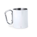 Tazza da viaggio in acciaio inox RICICLATO personalizzata 03092