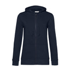 Organic Felpa French Terry donna cappuccio zip lunga CWW36B