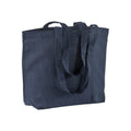 04141 Borsa cotone colorato 120gr con soffietto alla base 40x30x10