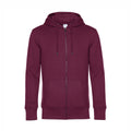 King Felpa cappuccio zip lunga CWU03K