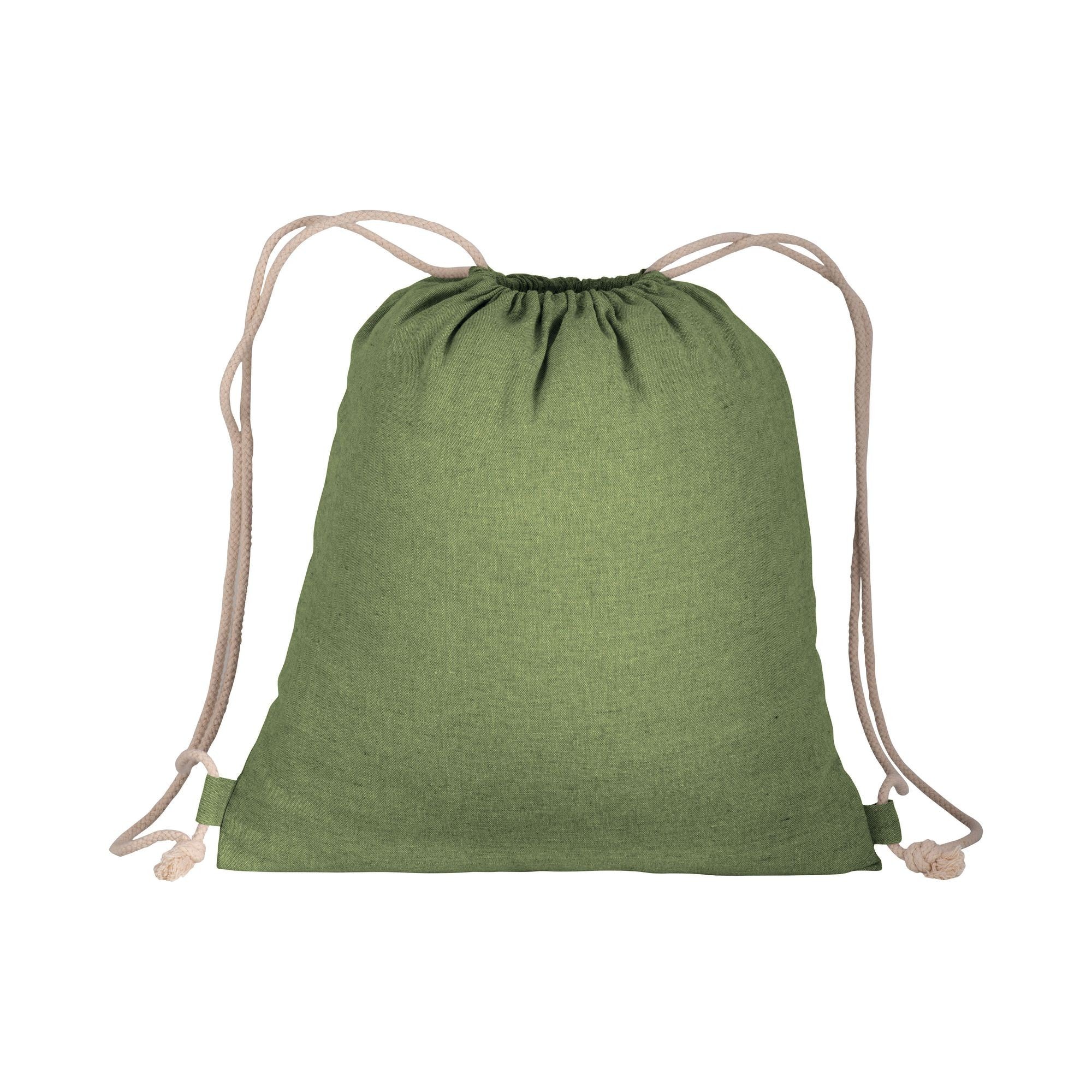 04227 Zainetto in cotone riciclato 150gr effetto melange 38x42 cm