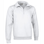 WOOD Felpa mezza zip
