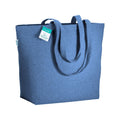 04307 Shopper cotone riciclato 280 gr/mq con soffietto alla base 50x37x17