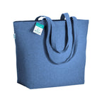 04307 Shopper cotone riciclato 280 gr/mq con soffietto alla base 50x37x17