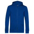 Organic Felpa French Terry cappuccio zip lunga CWU35B