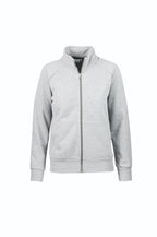 Jacket donna in felpa french terry zip lunga IT707
