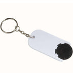03045 Portachiavi con gettone per carrello