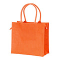 04157 Borsa juta con zip e tasca interna 34x38x19