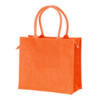 04157 Borsa juta con zip e tasca interna 34x38x19