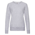 Felpa leggera donna French Terry girocollo raglan F62146