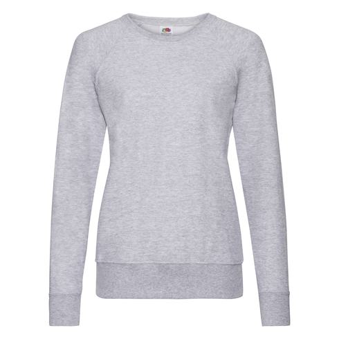 Felpa leggera donna French Terry girocollo raglan F62146