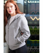 Felpa donna cappuccio zip lunga IT481