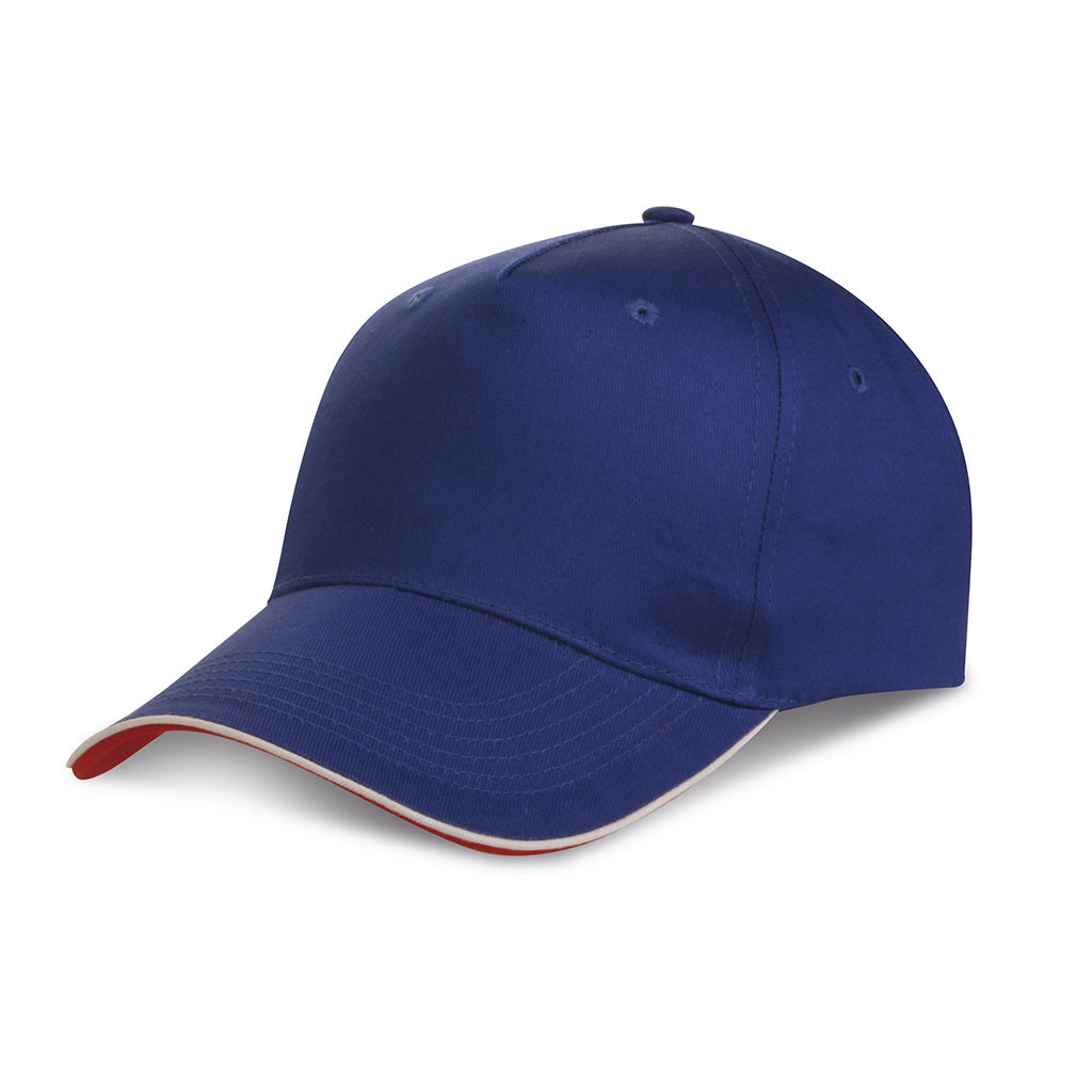 Cappellino 5 pannelli piping 03552